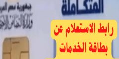 “ادخل واستعلم” .. الاستعلام عن كارت الخدمات المتكاملة 2024 بالخطوات إلكترونيًا عبر التضامن الاجتماعي