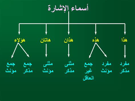 اسم اشارة الجمع