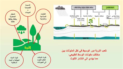 أولاً: الملوثات الناتجة عن الأنشطة البشرية