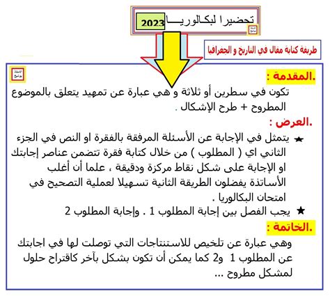 الفقرة الختامية